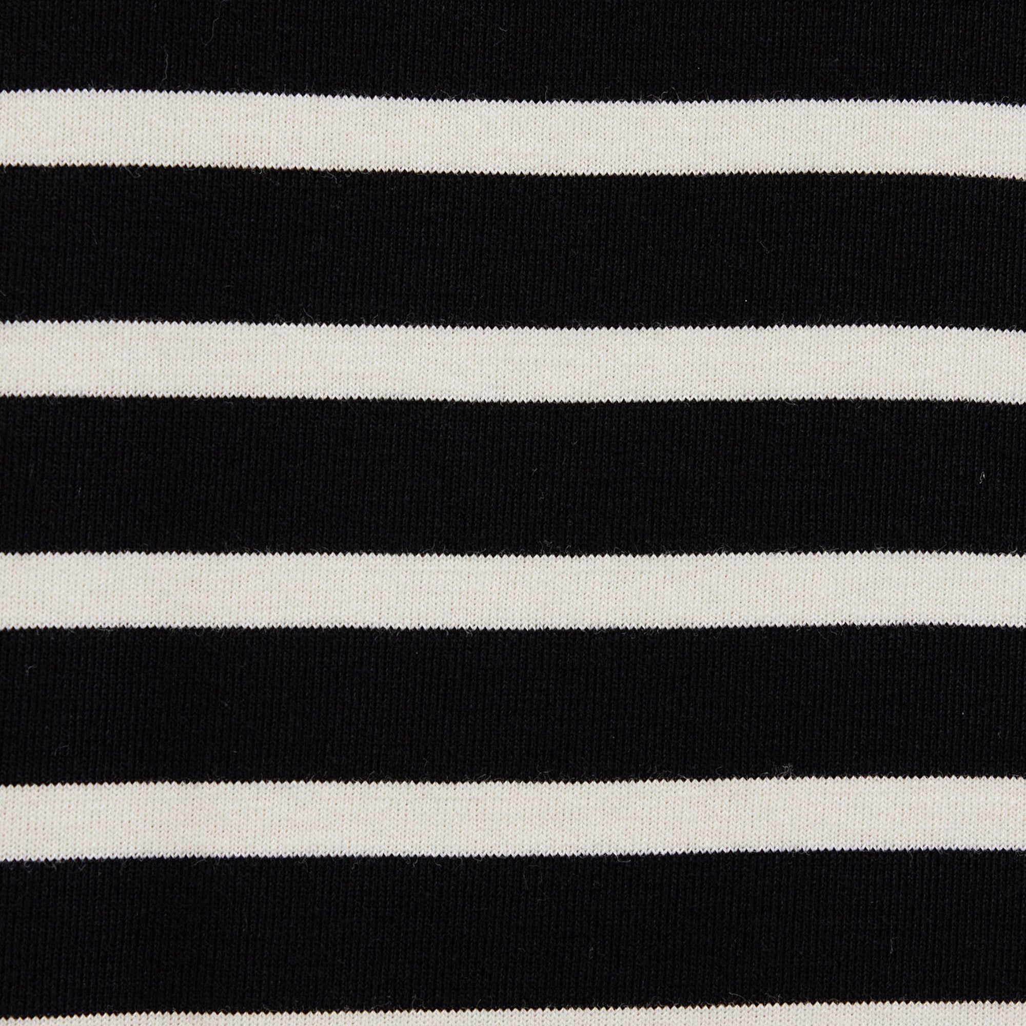 Mavi Çizgili Siyah Tişört Loose Fit / Bol Rahat Kesim 0612860-70057