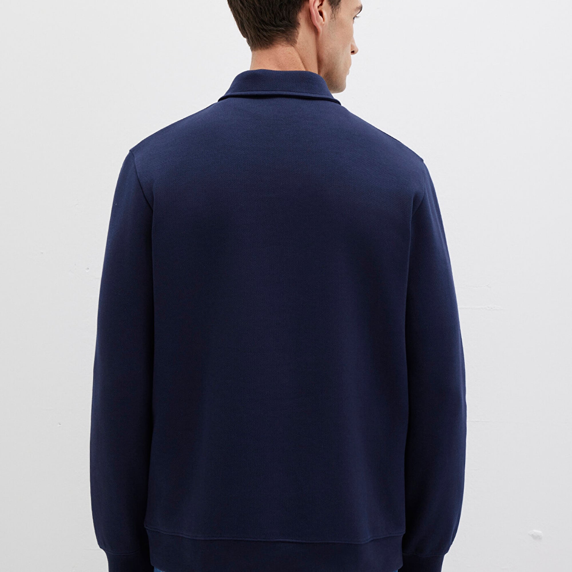 Mavi Yarı Fermuarlı Lacivert Sweatshirt 0S10414-86415