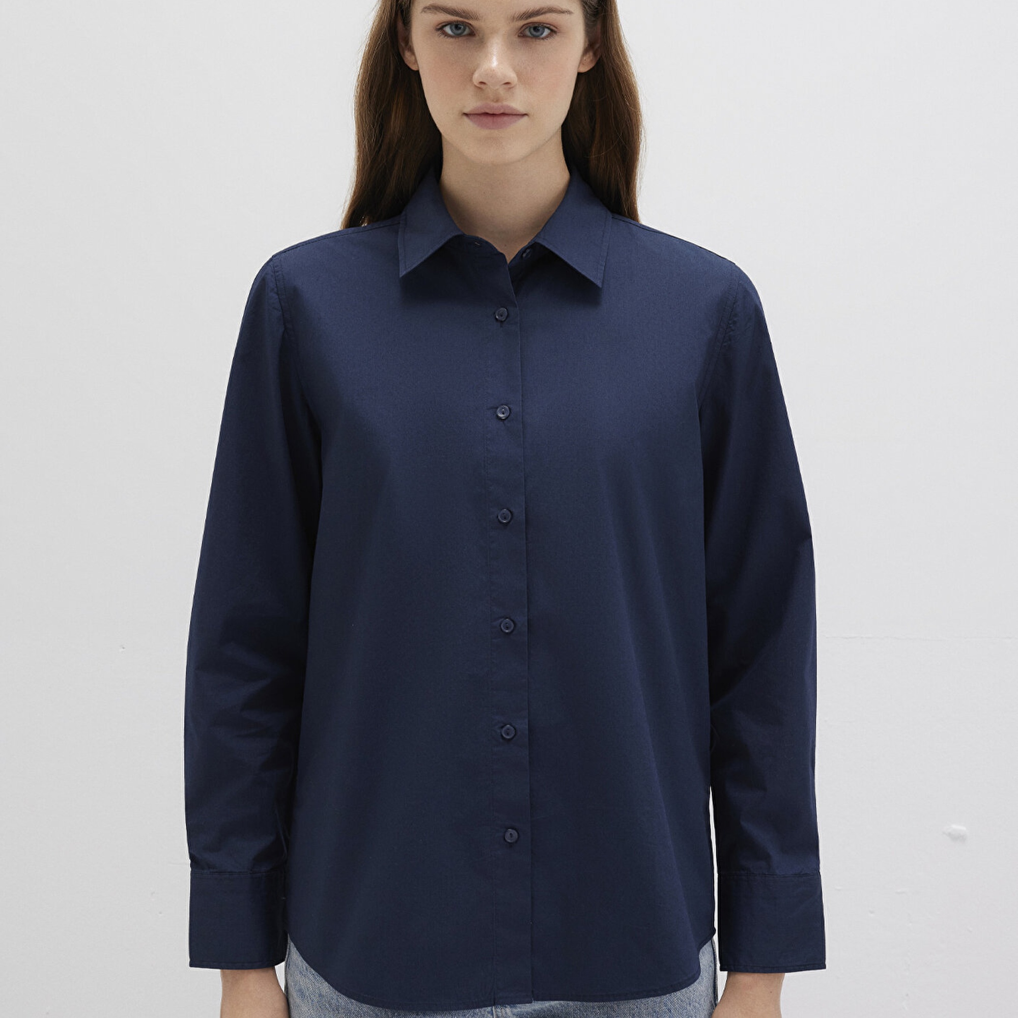 Mavi Lacivert Gömlek Regular Fit / Normal Kesim 1211198-82318