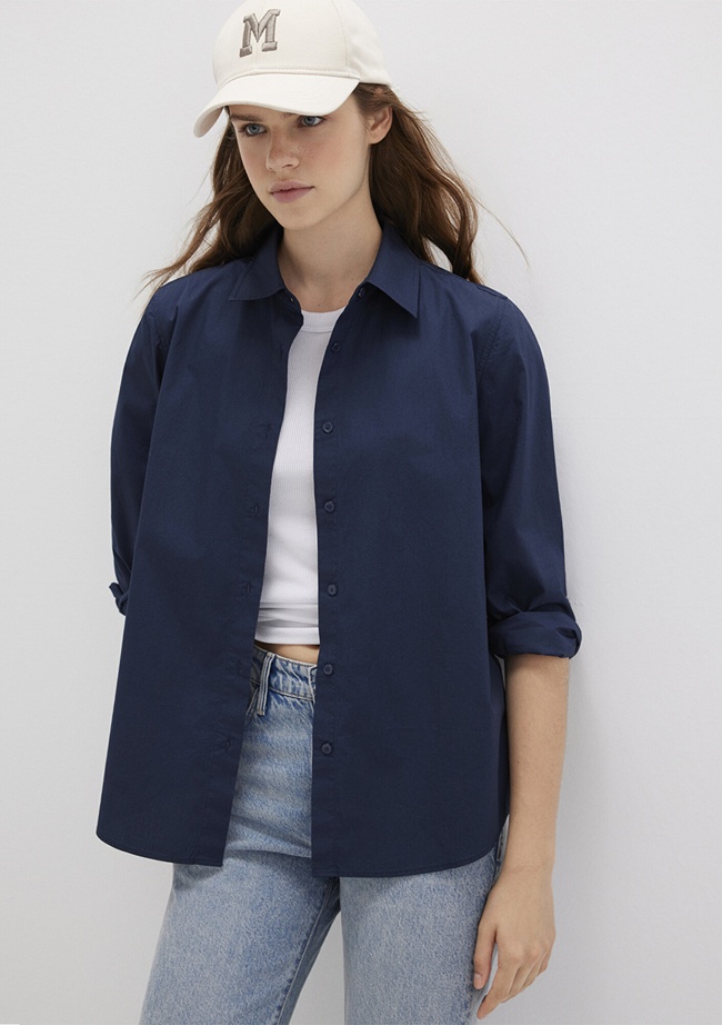  Mavi Lacivert Gömlek Regular Fit / Normal Kesim 1211198-82318