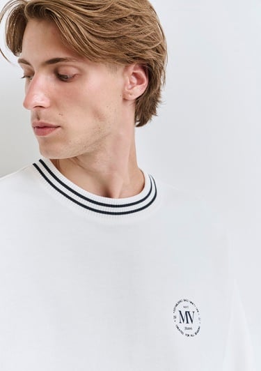  Mavi Ekru Sweatshirt 0S10378-70057