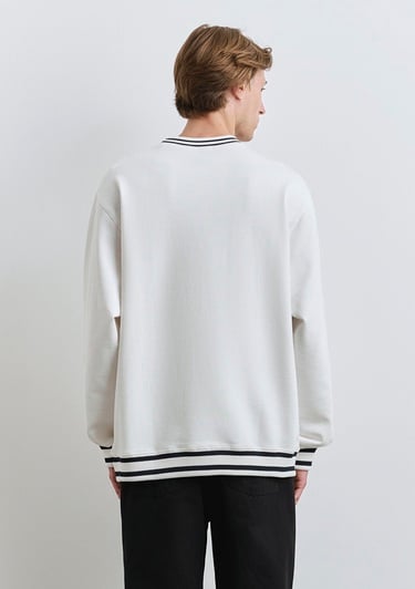  Mavi Ekru Sweatshirt 0S10378-70057