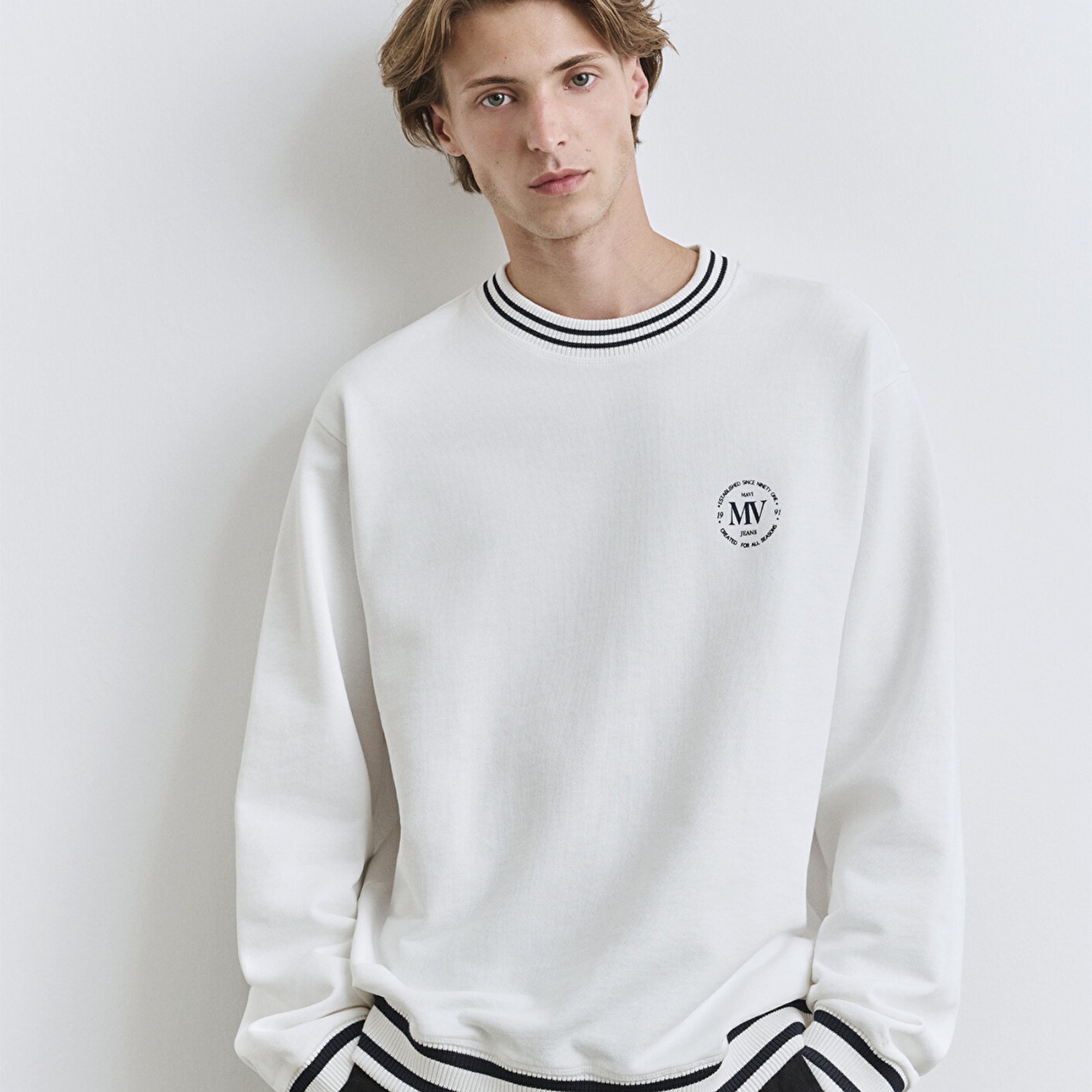 Mavi Ekru Sweatshirt 0S10378-70057