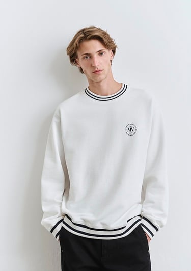  Mavi Ekru Sweatshirt 0S10378-70057