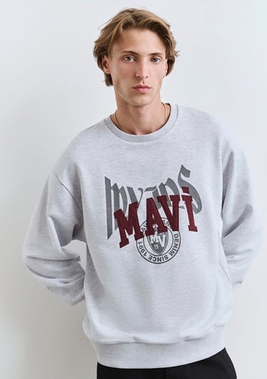  Mavi Gri Sweatshirt 0S10389-82498