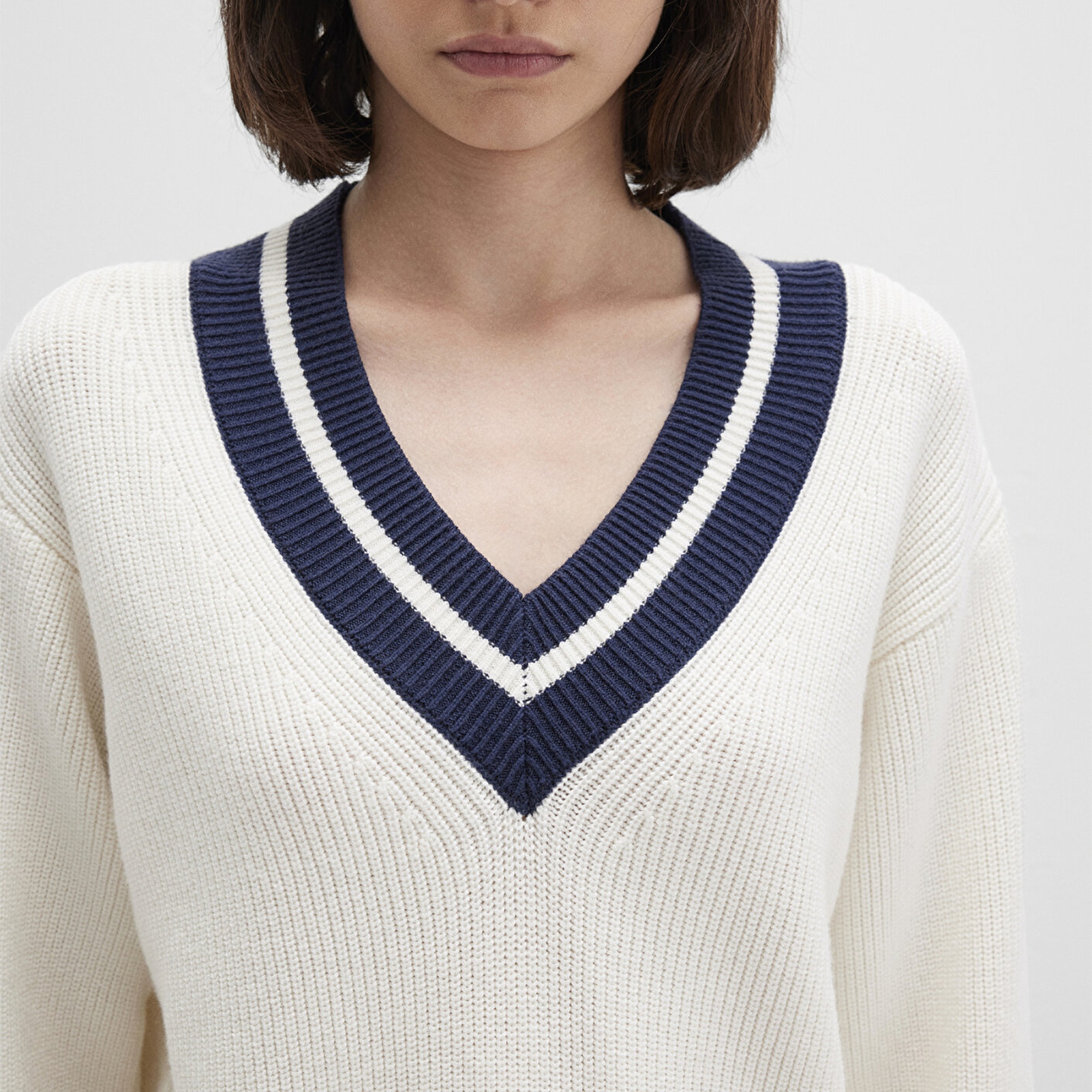 Mavi Ekru Kazak Regular Fit / Normal Kesim 1710705-70057