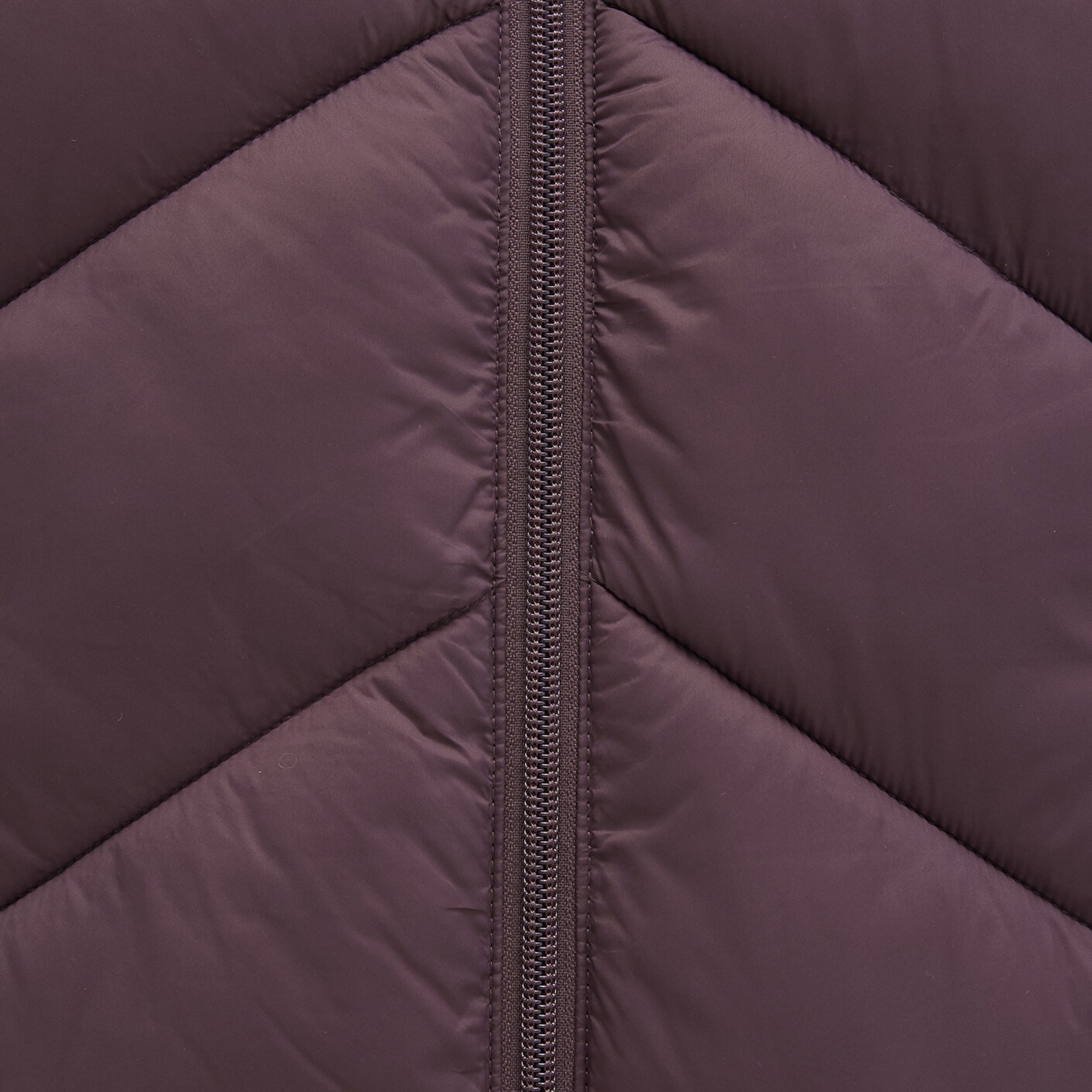 Mavi Dik Yaka Kahverengi Şişme Mont 110698-70260