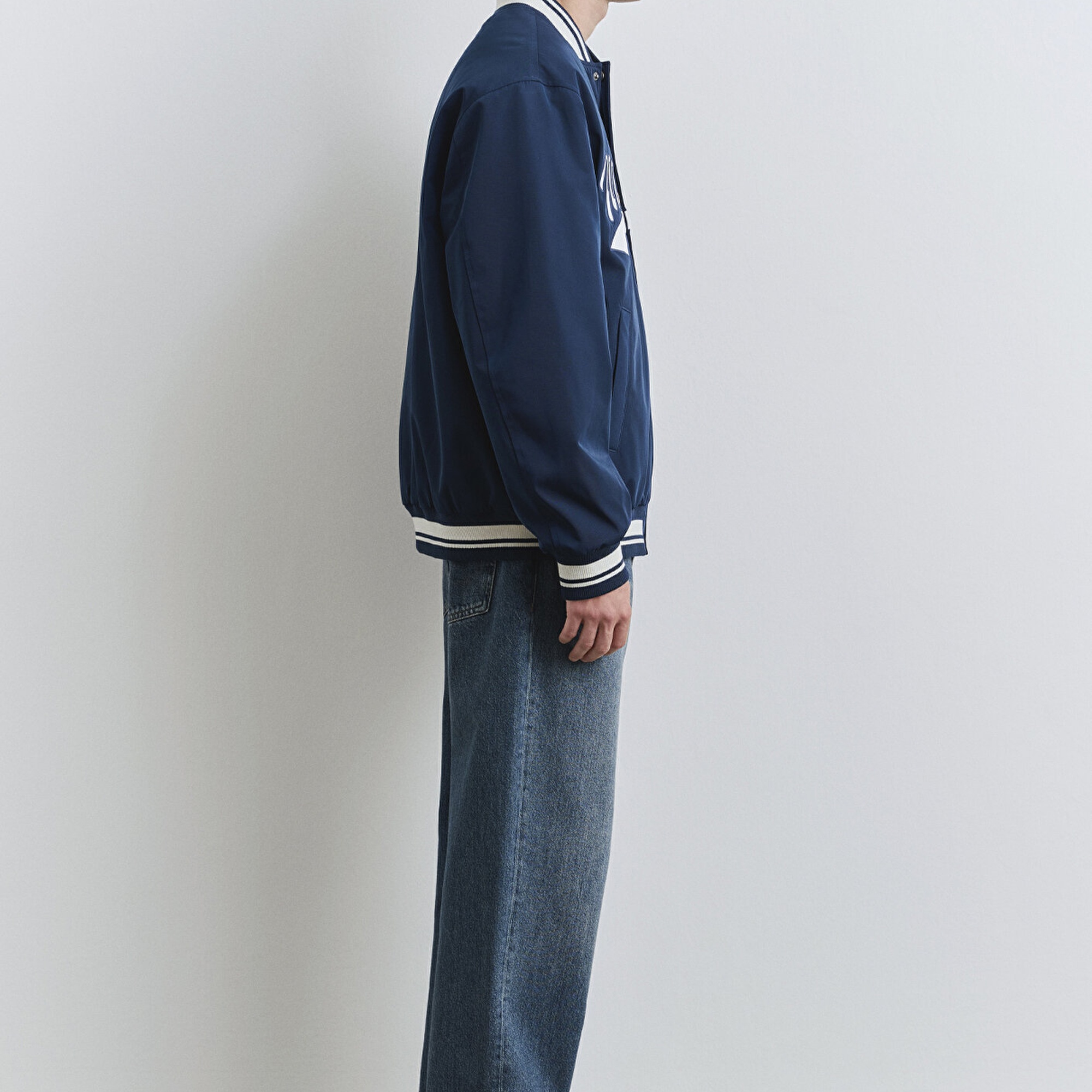 Mavi Mavi Jeans Baskılı Lacivert Kolej Ceket 0110624-89353