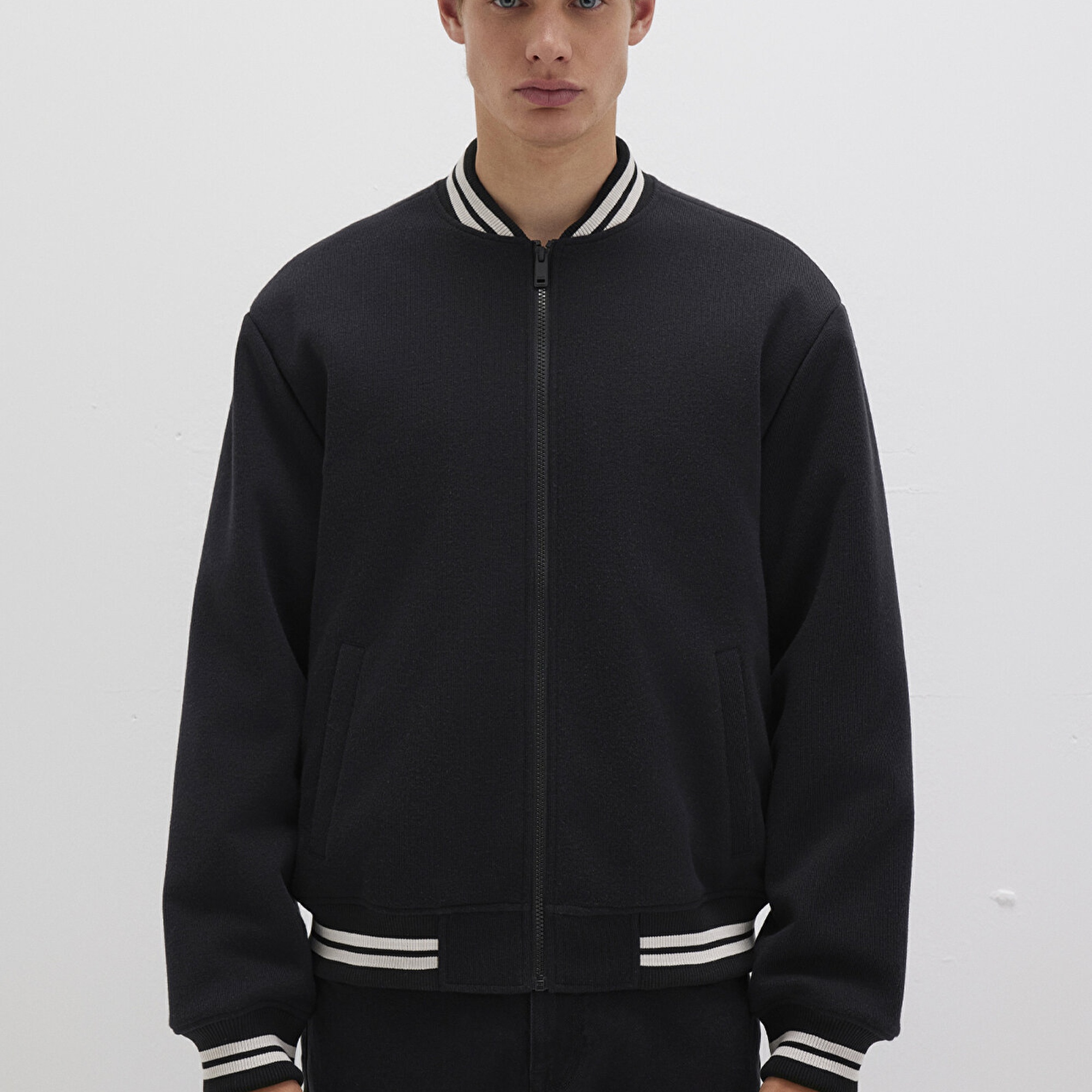 Mavi MV DNM Baskılı Bomber Ceket 0110214-71379