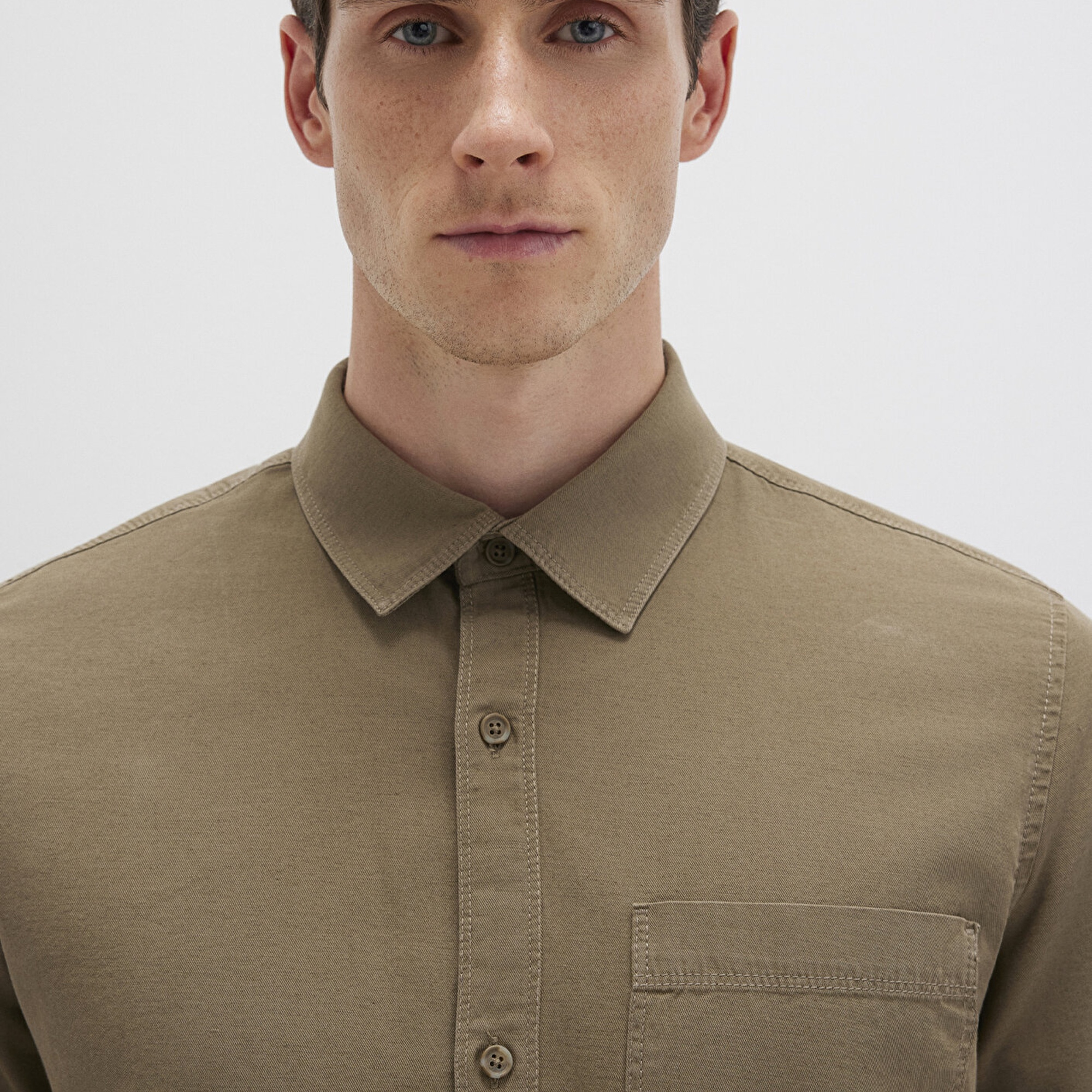 Mavi Haki Gömlek Regular Fit / Normal Kesim 0211658-71816