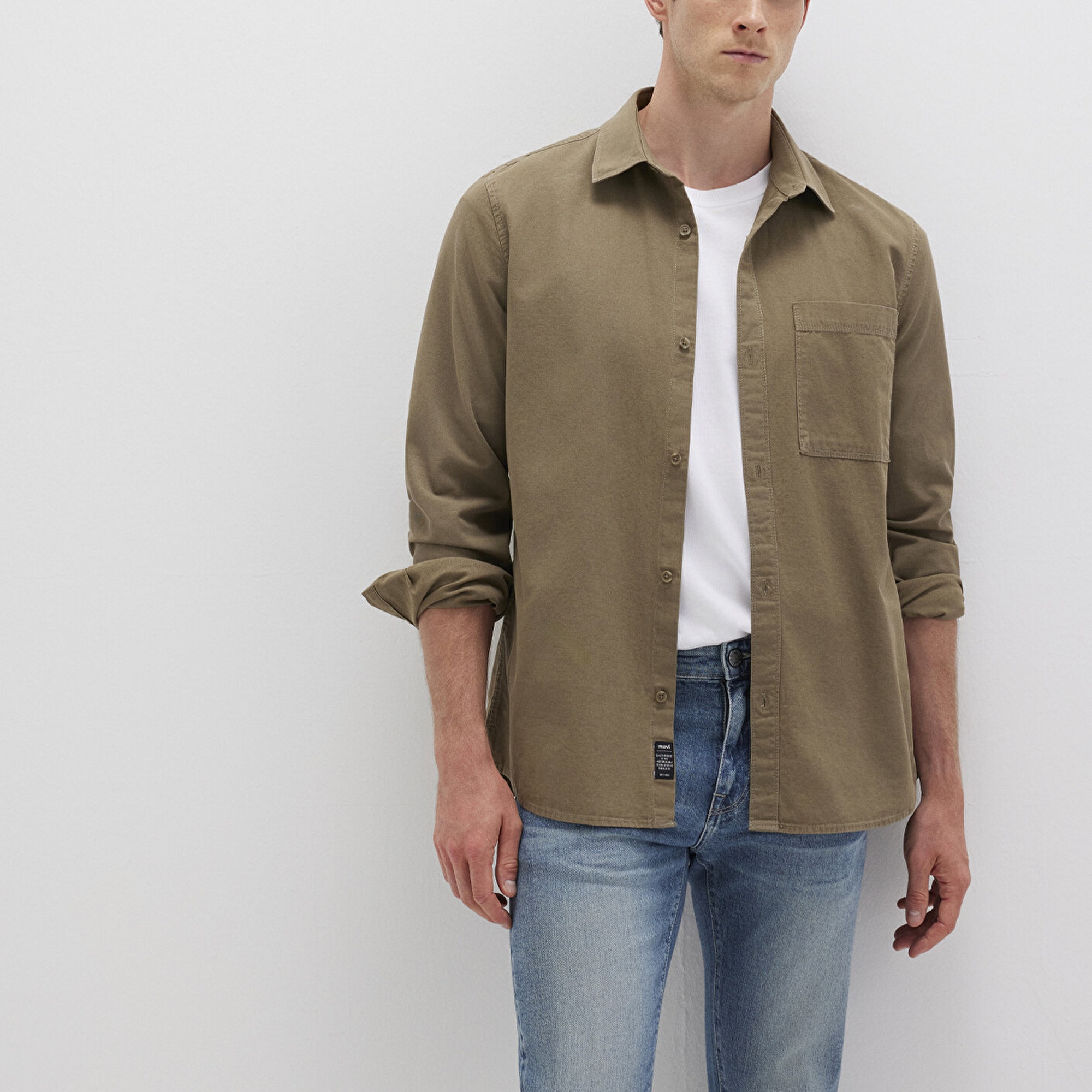 Mavi Haki Gömlek Regular Fit / Normal Kesim 0211658-71816