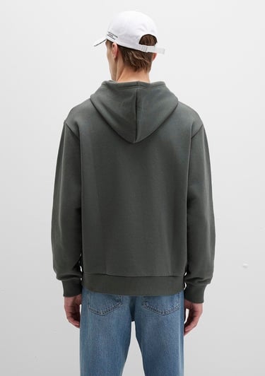  Mavi Mavi Logo Baskılı Kapüşonlu Yeşil Sweatshirt 0S10468-71598