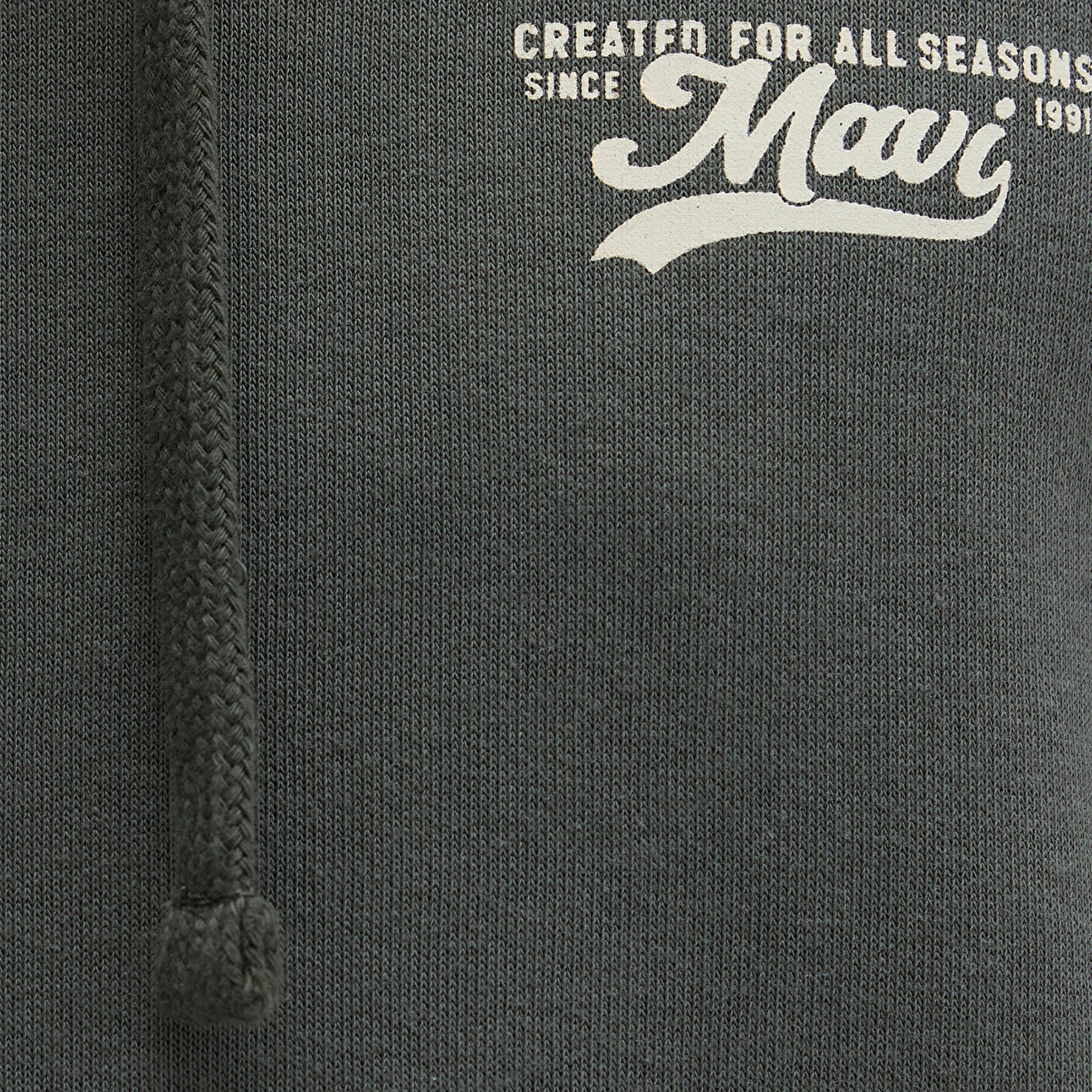 Mavi Mavi Logo Baskılı Kapüşonlu Yeşil Sweatshirt 0S10468-71598