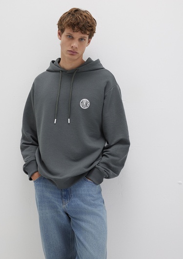  Mavi MVJNS Logo Baskılı Kapüşonlu Yeşil Sweatshirt 0611786-71598