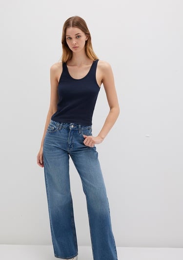  Mavi Lacivert Atlet Fitted / Vücuda Oturan Kesim 1613566-82318