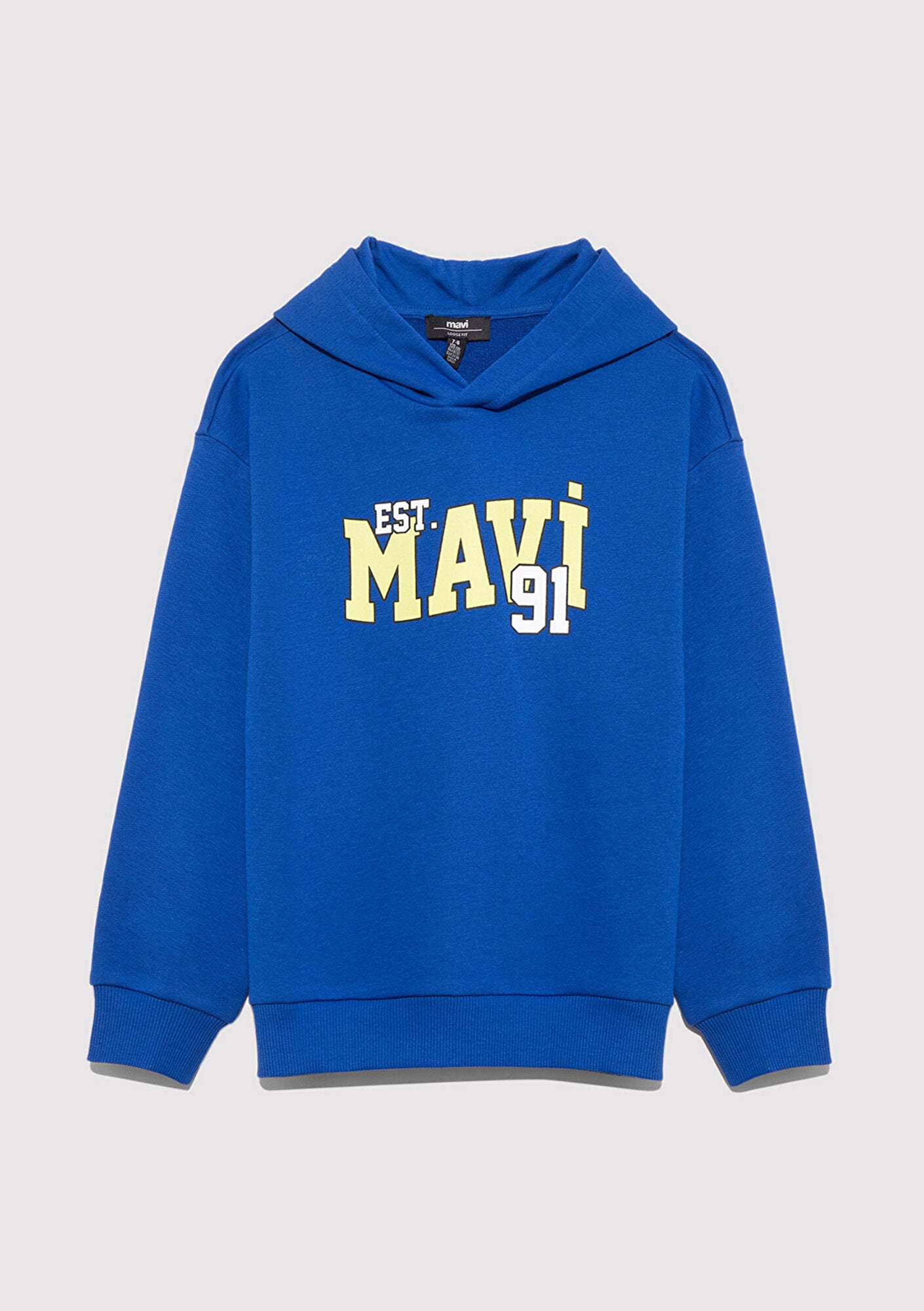  Mavi Mavi Baskılı Mavi Sweatshirt 6S10139-70576