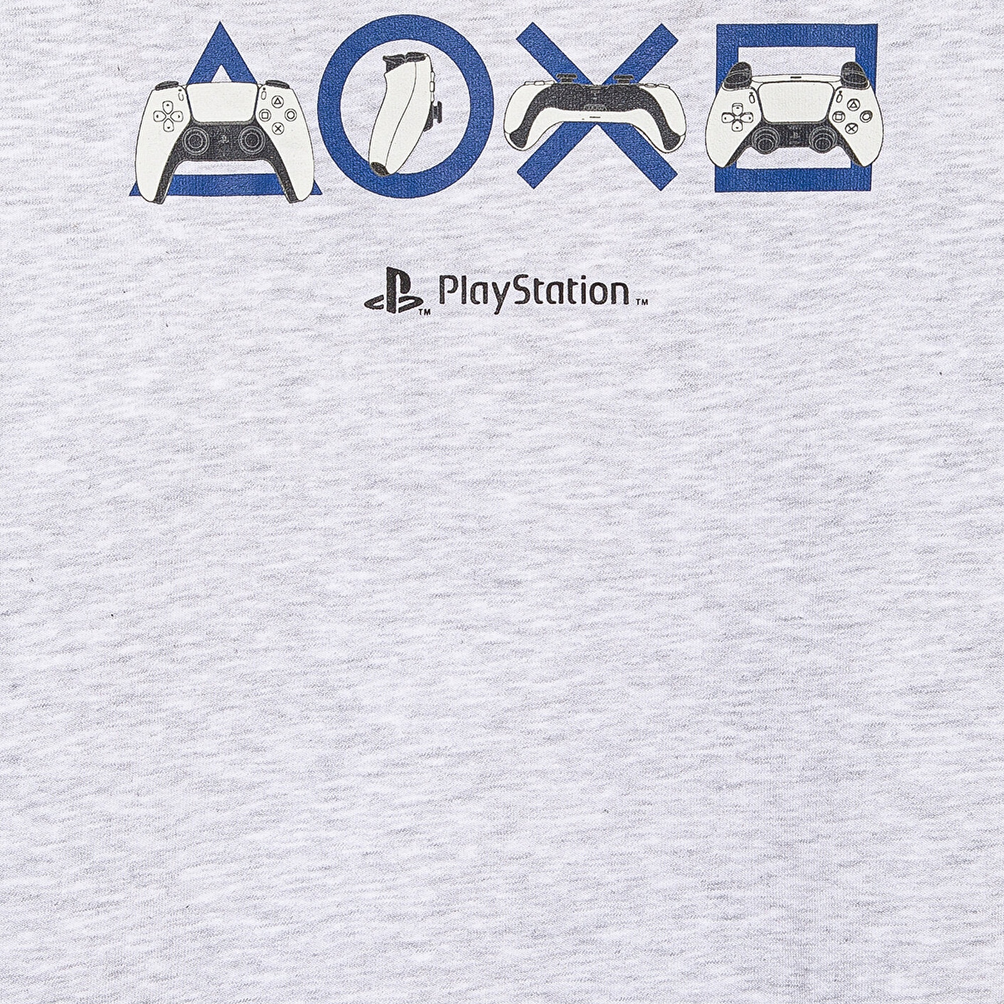 Mavi Playstation Baskılı Gri Sweatshirt 6S10132-88467