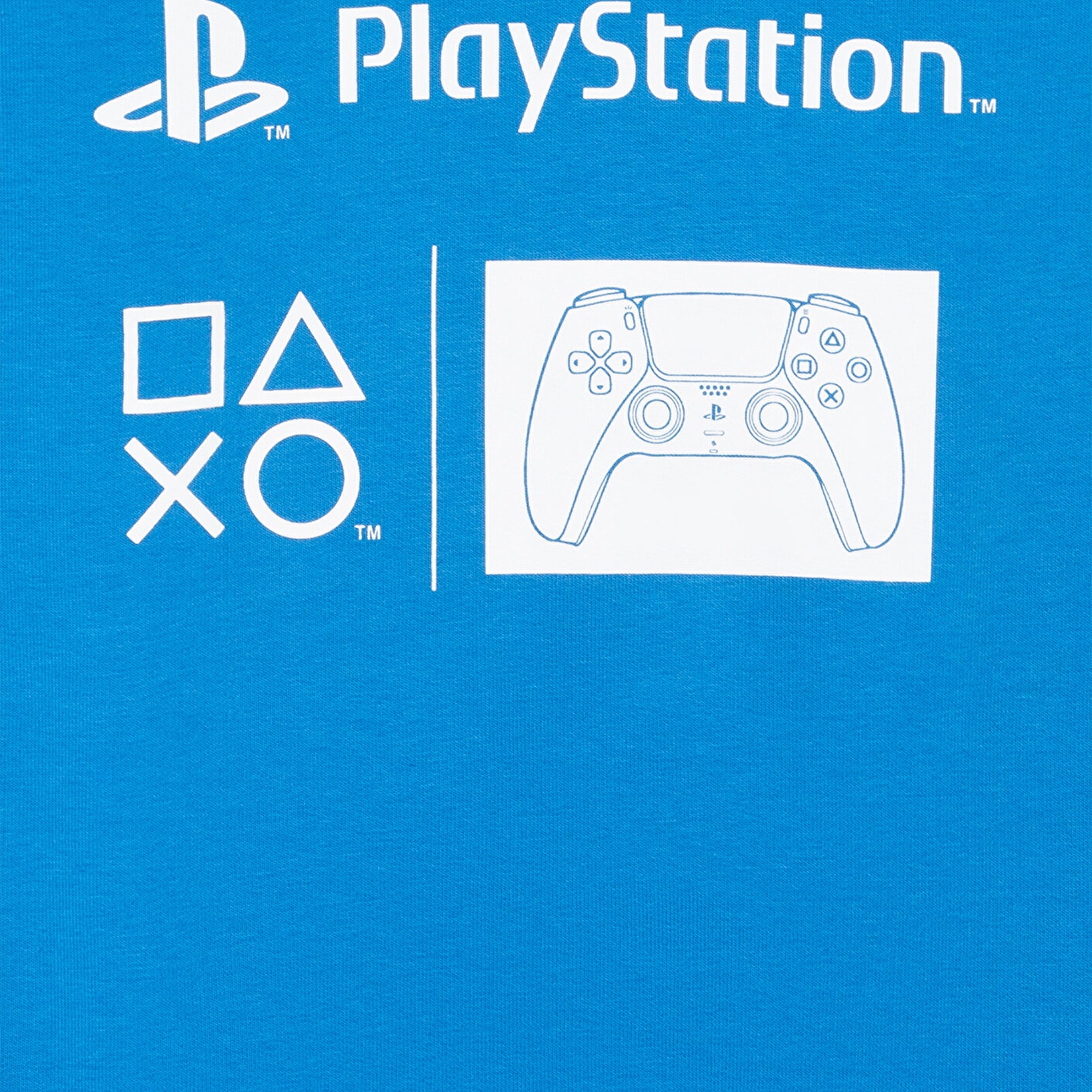 Mavi Playstation Baskılı Mavi Sweatshirt 6S10131-70772