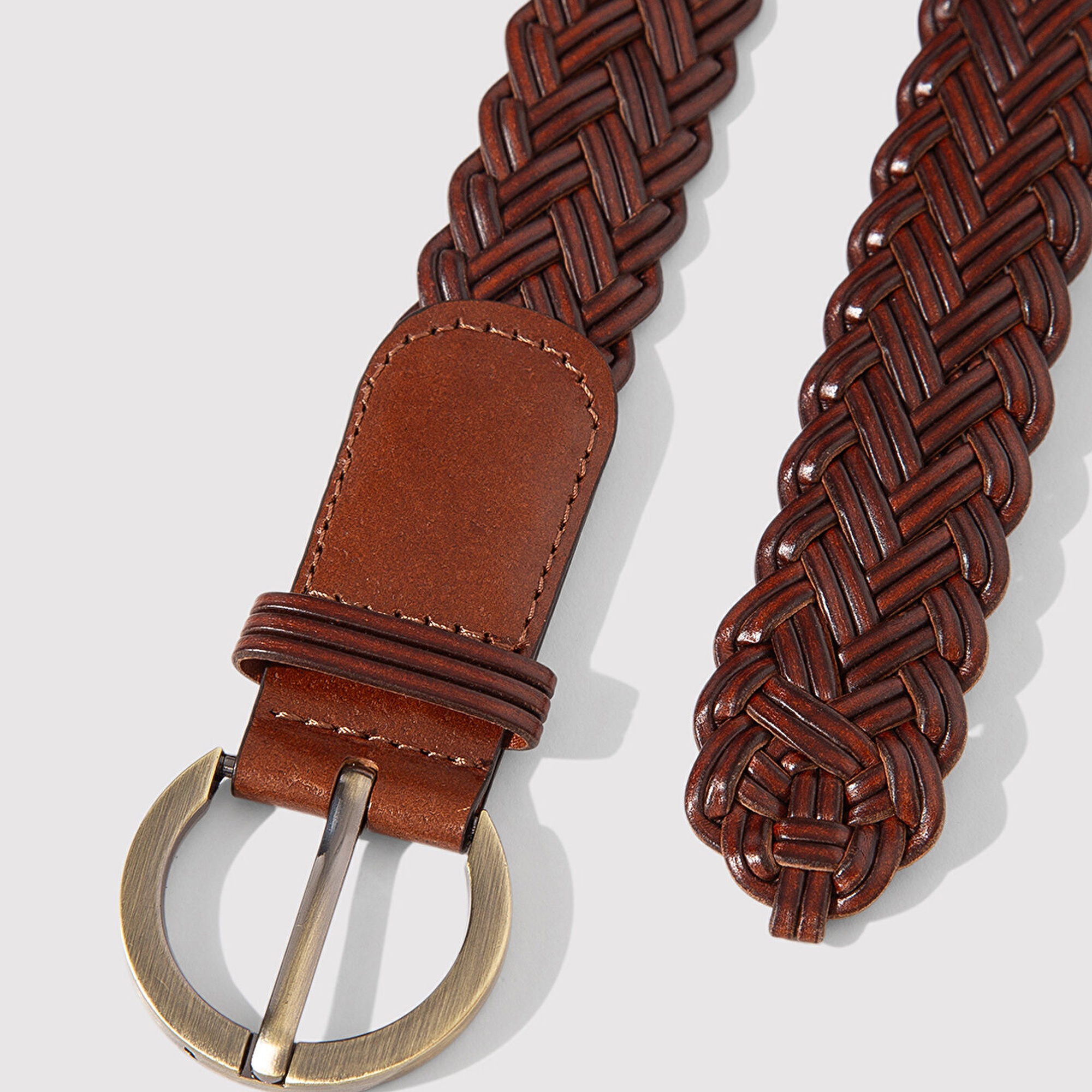 Mavi Kahverengi Suni Deri Kemer 1913579-26823