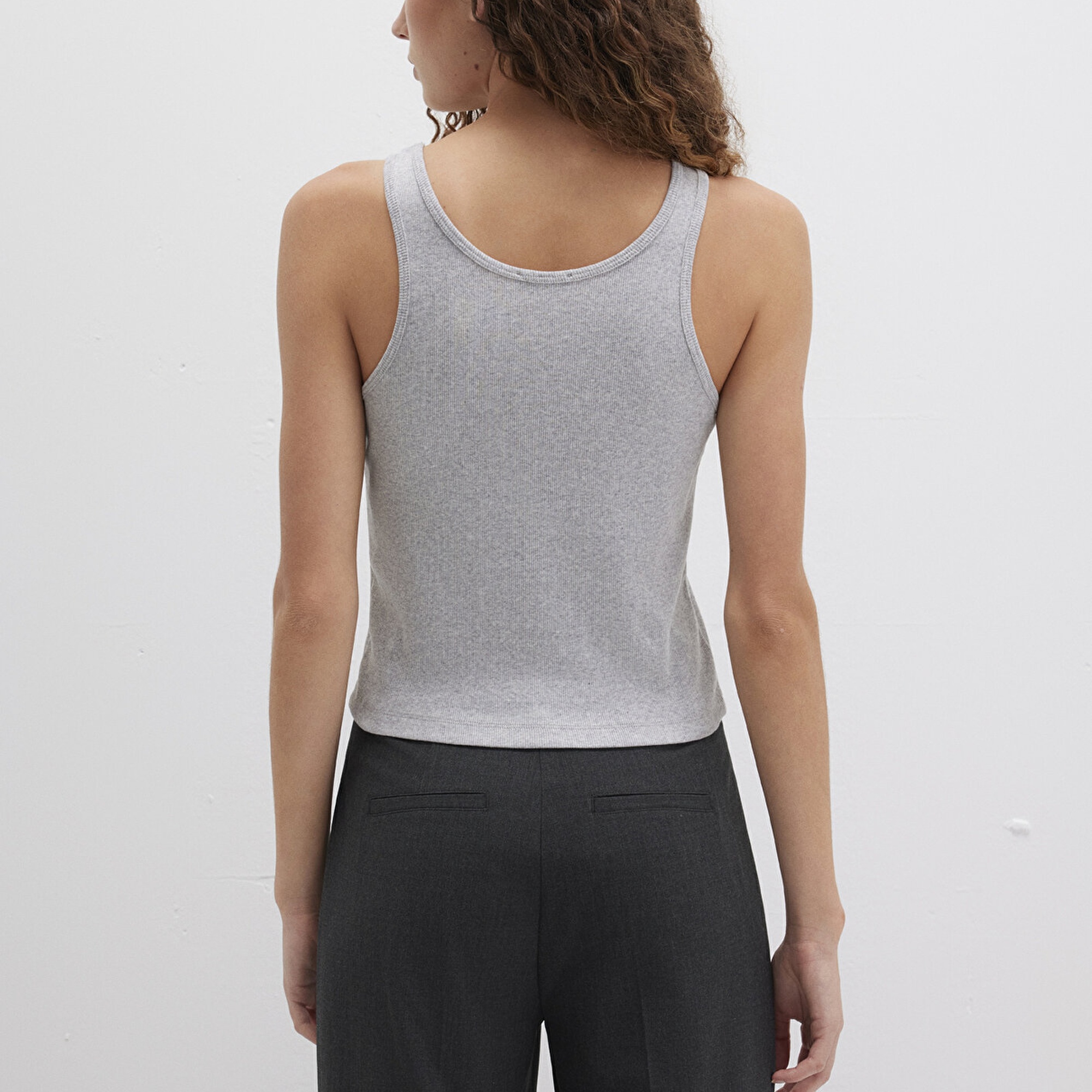 Mavi Gri Atlet Fitted / Vücuda Oturan Kesim 1613566-83096