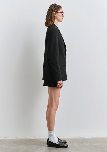  Mavi Siyah Blazer 1110775-85353