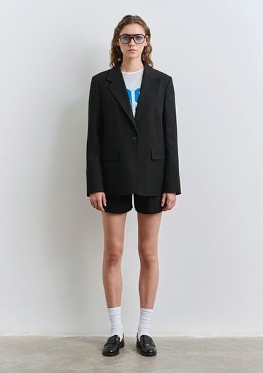  Mavi Siyah Blazer 1110775-85353