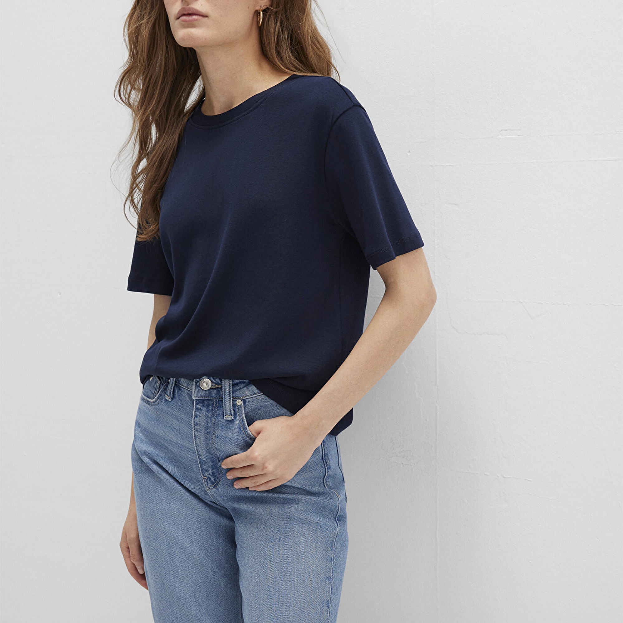 Mavi Mavi Basic Tişört Semi Slim Fit / Yarı Dar Kesim 1612916-86623