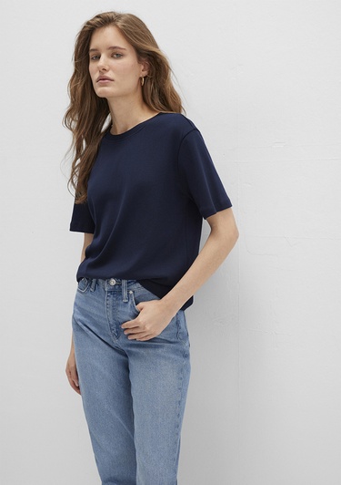  Mavi Mavi Basic Tişört Semi Slim Fit / Yarı Dar Kesim 1612916-86623