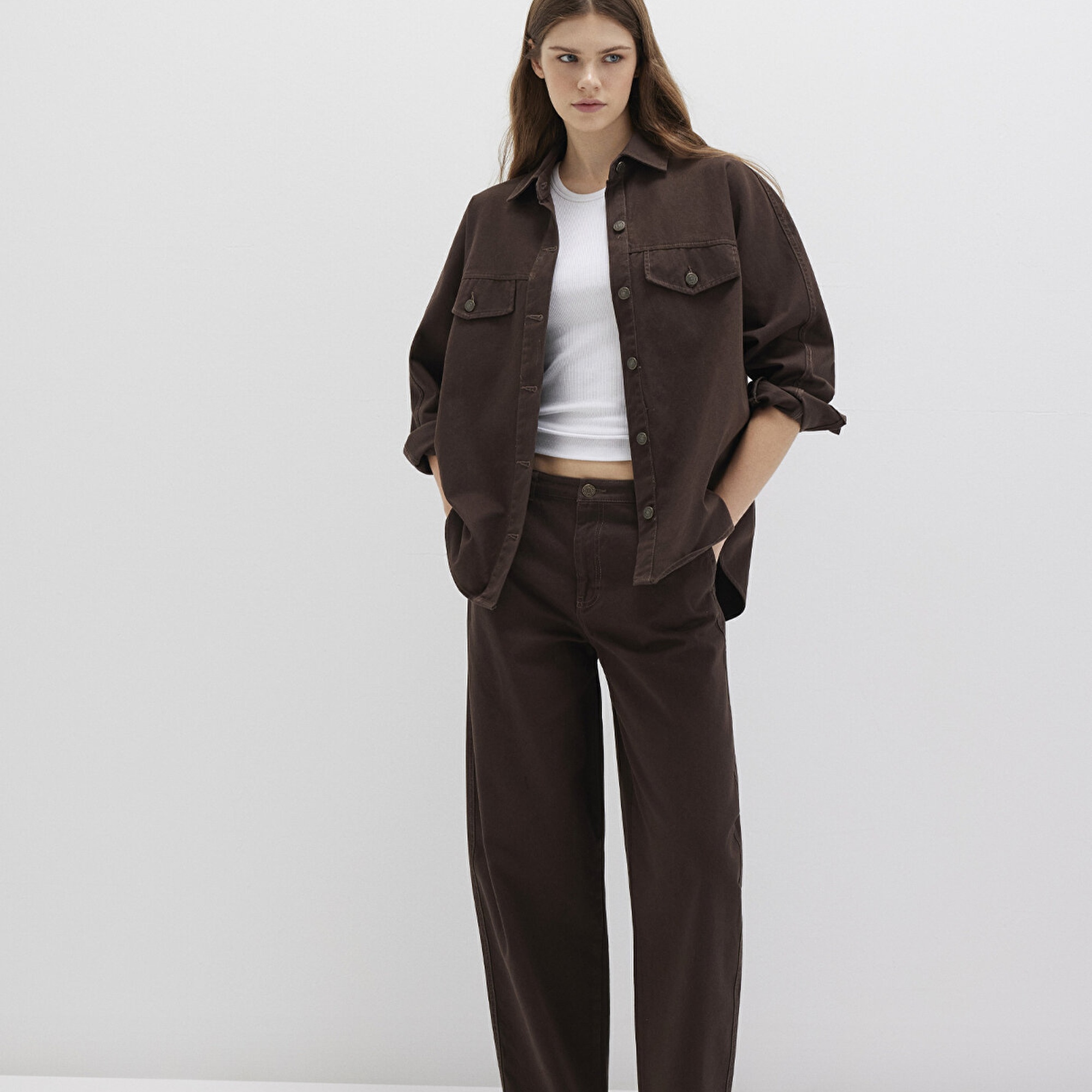 Mavi Kahverengi Pantolon 1011027-88067