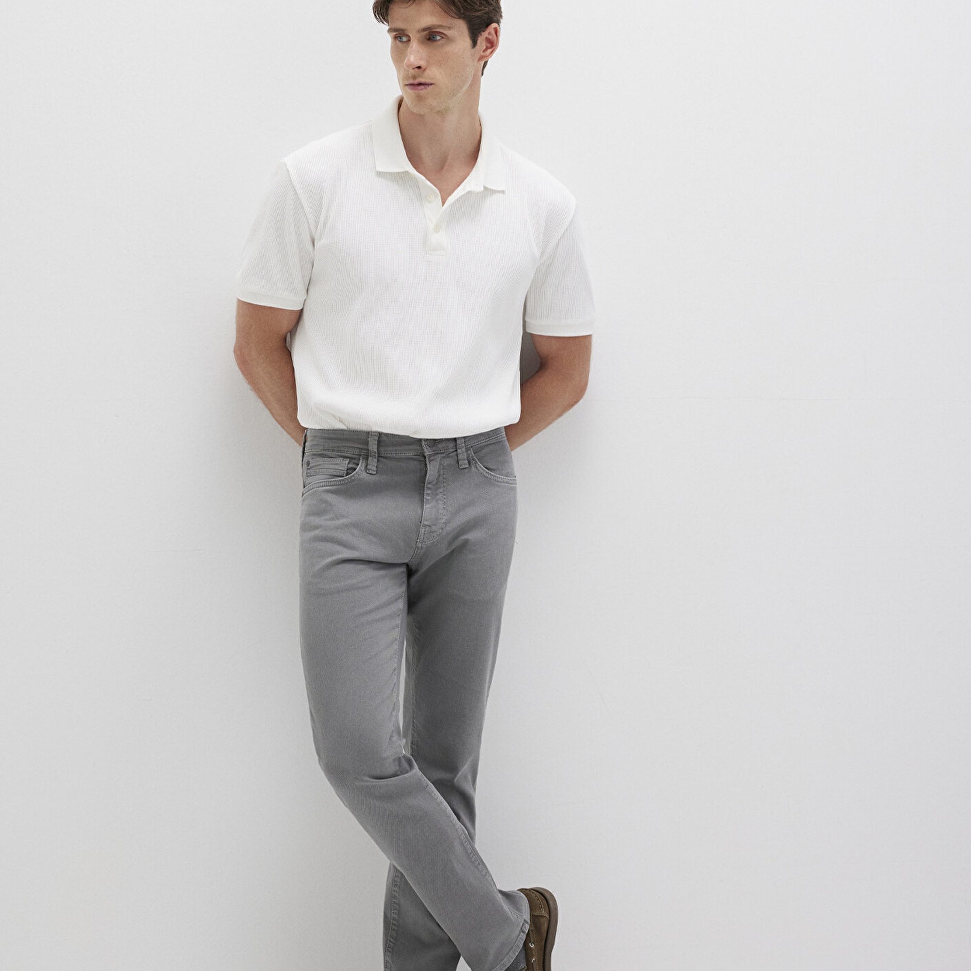 Mavi Martin Kalay Gri Comfort Gabardin Pantolon 0037831022