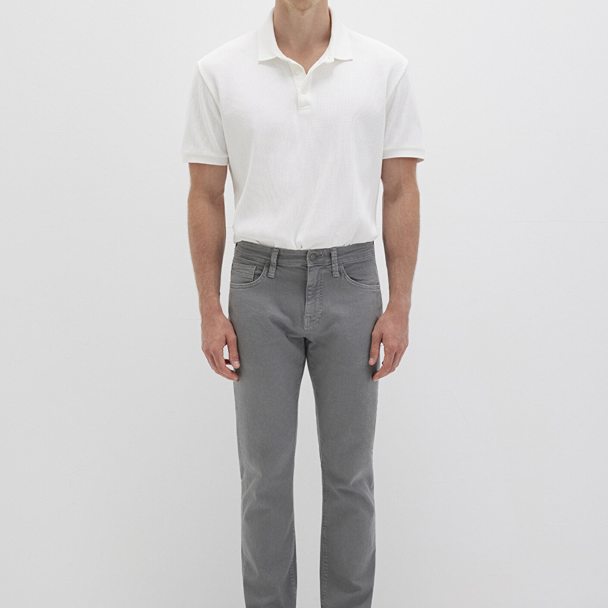 Mavi Martin Kalay Gri Comfort Gabardin Pantolon 0037831022