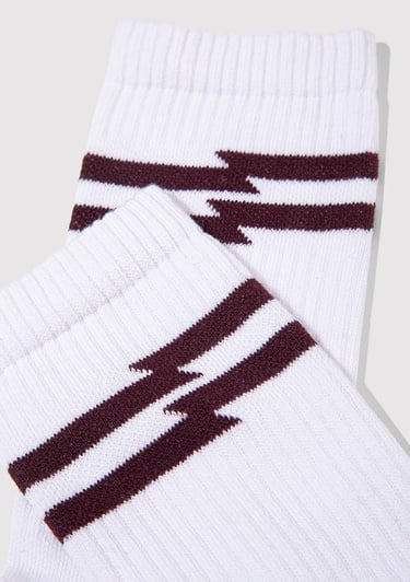  Mavi Beyaz Soket Çorap 0911583-20454