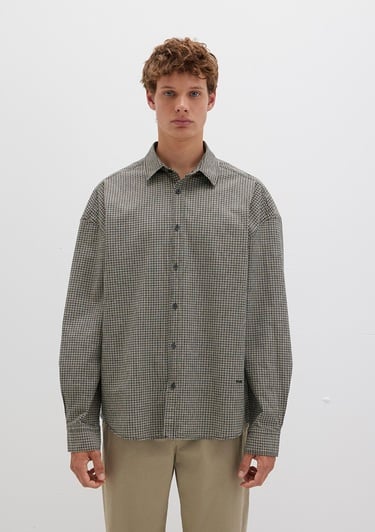  Mavi Kareli Renkli Gömlek Oversize / Geniş Kesim 0211689-90910