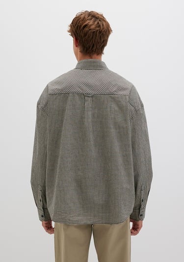  Mavi Kareli Renkli Gömlek Oversize / Geniş Kesim 0211689-90910