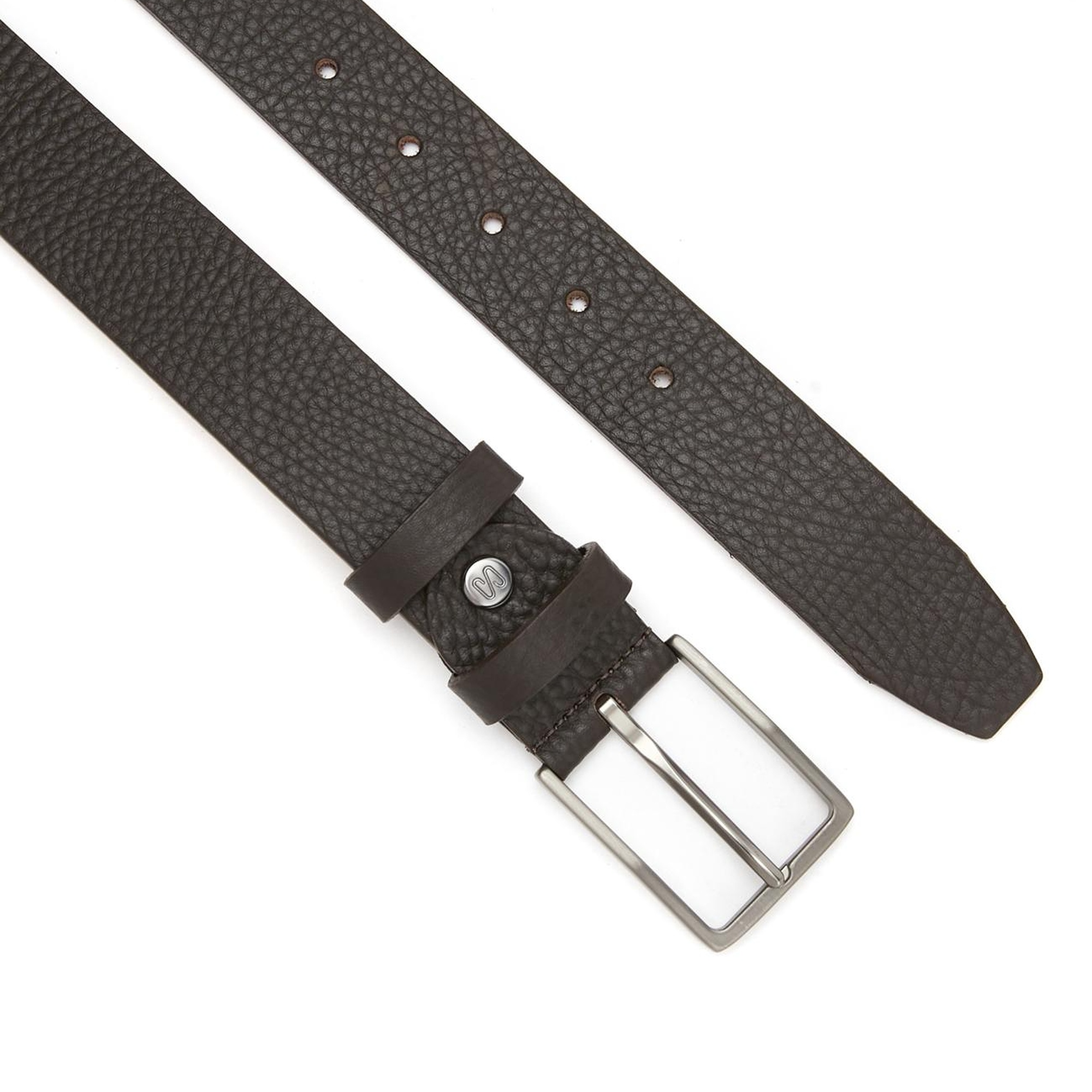 Network Erkek Kahverengi Deri Kemer