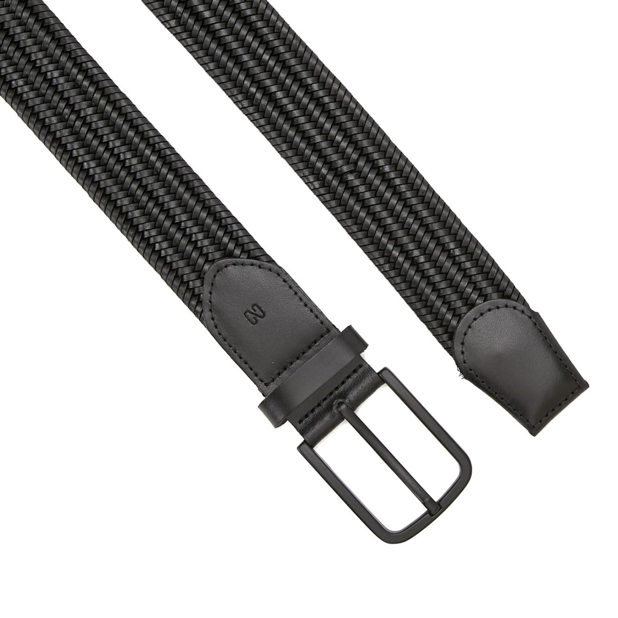 Network Erkek Siyah Deri Kemer