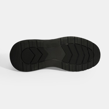  Erkek Siyah Bağcıklı Deri Günlük Ayakkabı