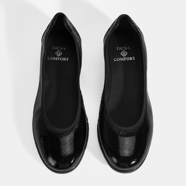 Kadın Siyah DesaComfort Günlük Deri Ayakkabı