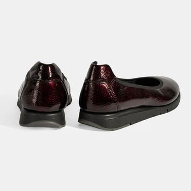  Kadın Bordo DesaComfort Günlük Deri Ayakkabı