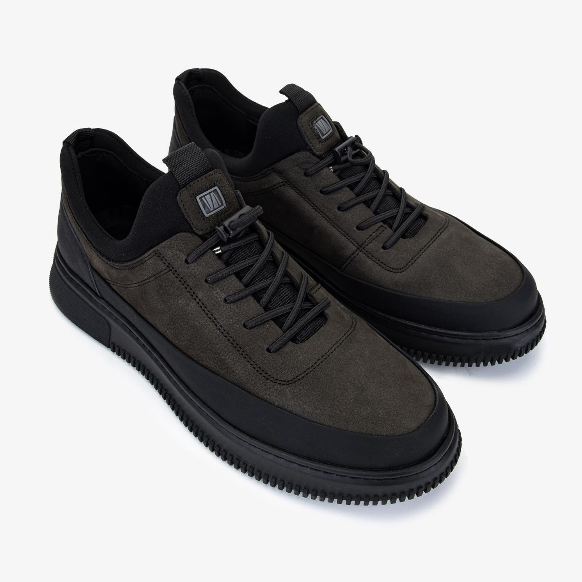 Valmenti Erkek Hakiki Deri Gri Casual Ayakkabı