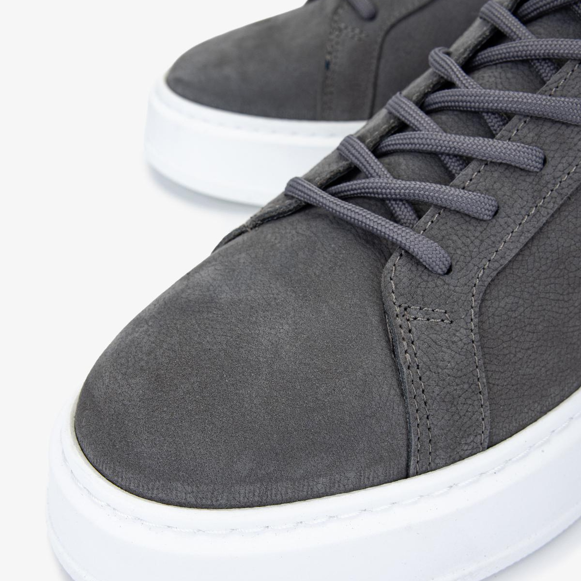 Valmenti Erkek Gri Hakiki Deri Sneakers & Spor Ayakkabı