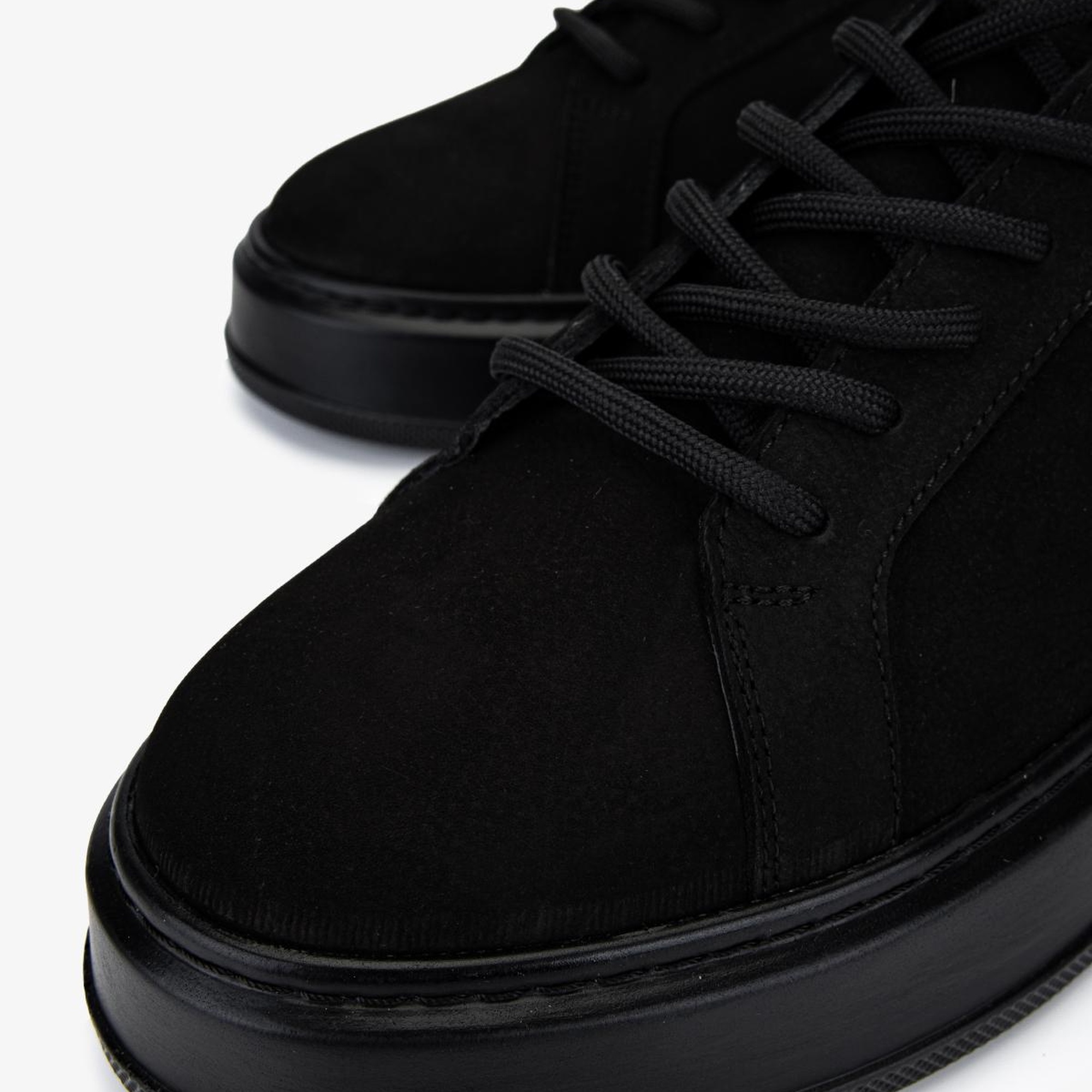 Valmenti Erkek Siyah Hakiki Deri Sneakers & Spor Ayakkabı