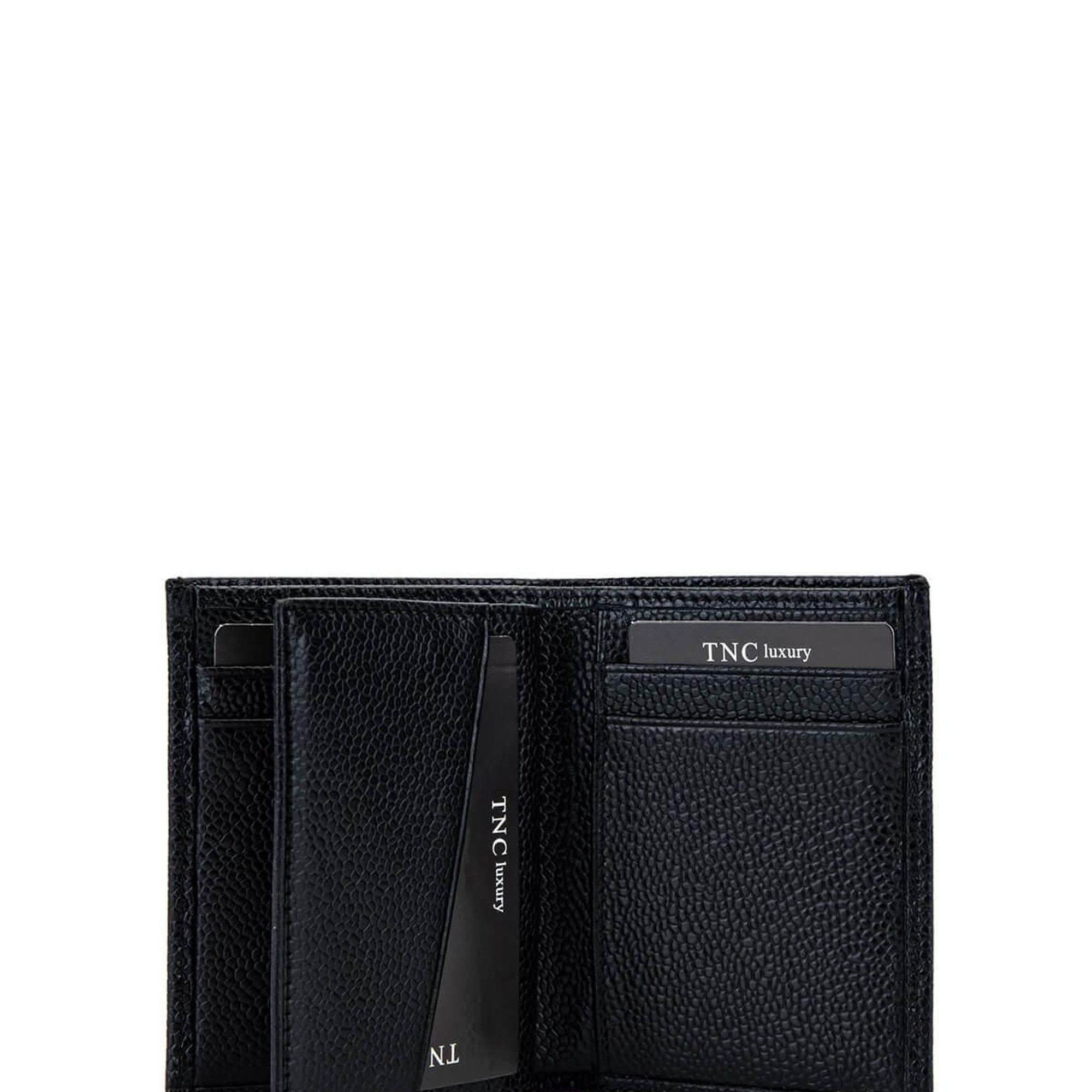 Tamer Tanca Erkek Hakiki Deri Siyah Floter Kartlık