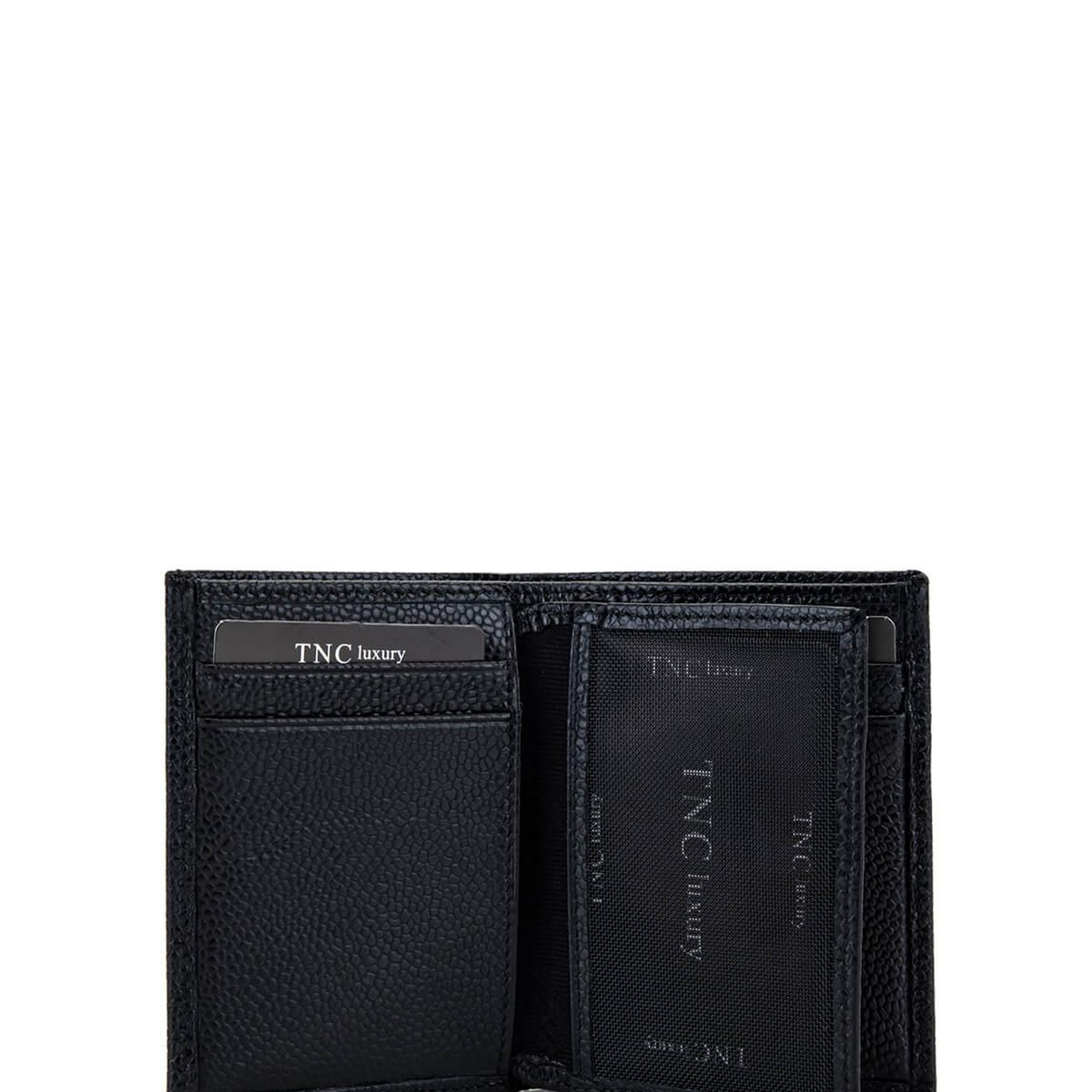 Tamer Tanca Erkek Hakiki Deri Siyah Floter Kartlık