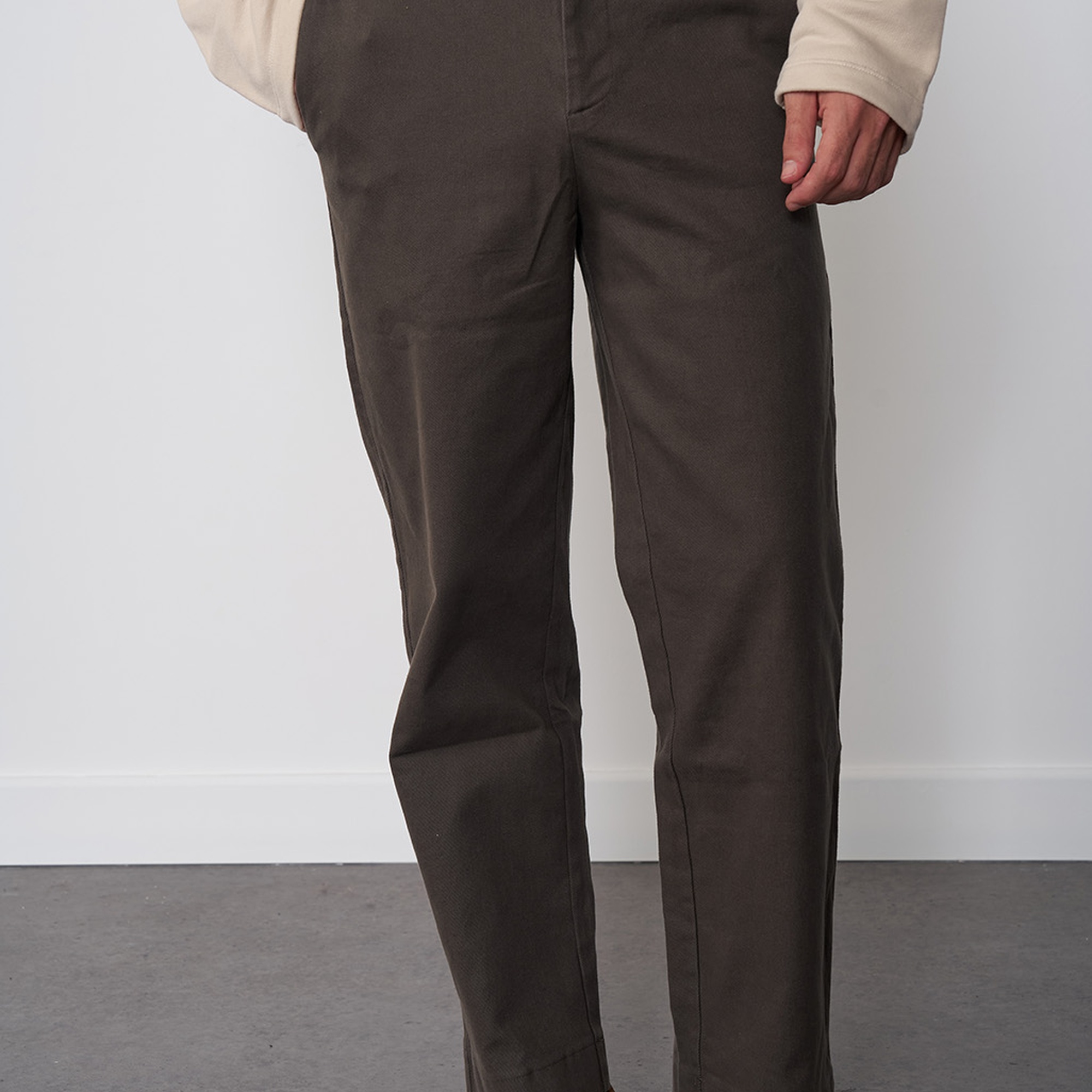 Straight Gabardin Pantolon