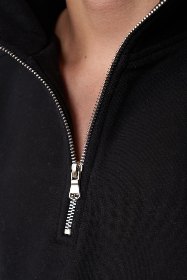  Dik Yaka Oversize Sweatshirt