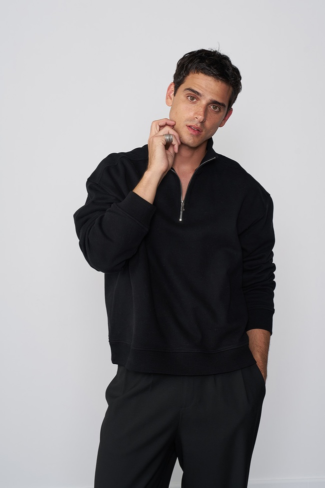  Dik Yaka Oversize Sweatshirt