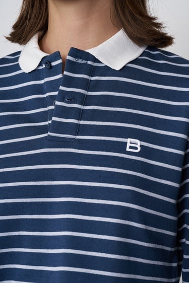  Uzun Kollu Polo Yaka Bluz