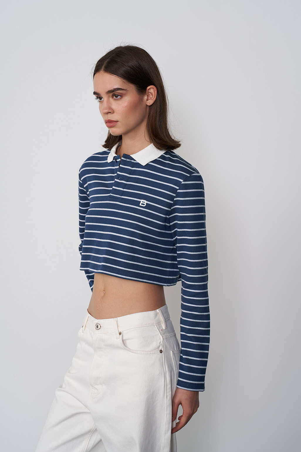  Uzun Kollu Polo Yaka Bluz