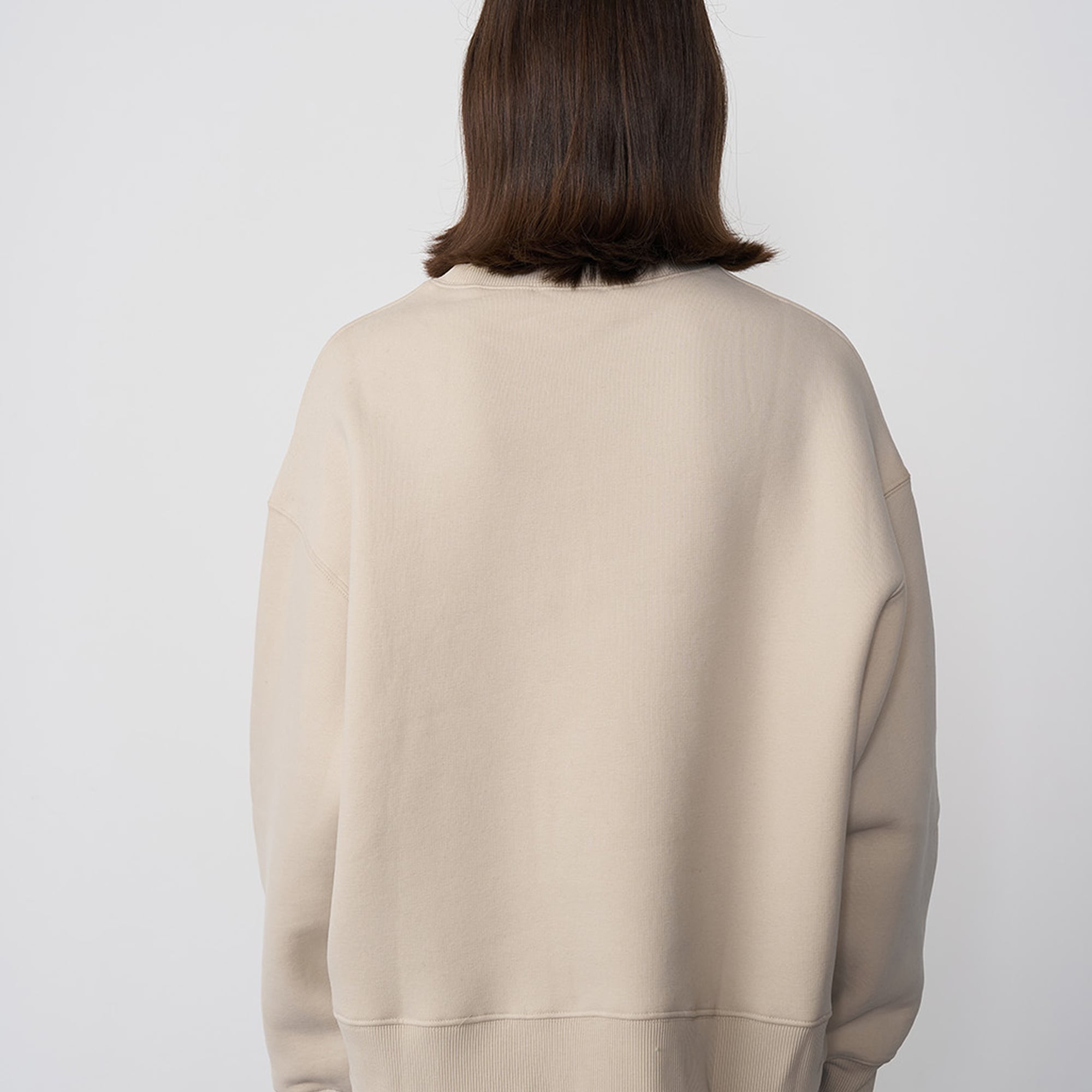 Oversize Kısa Sweatshirt